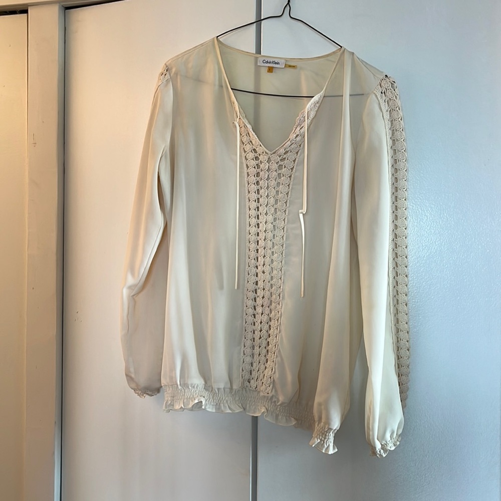 Boho inspired Calvin Klein top